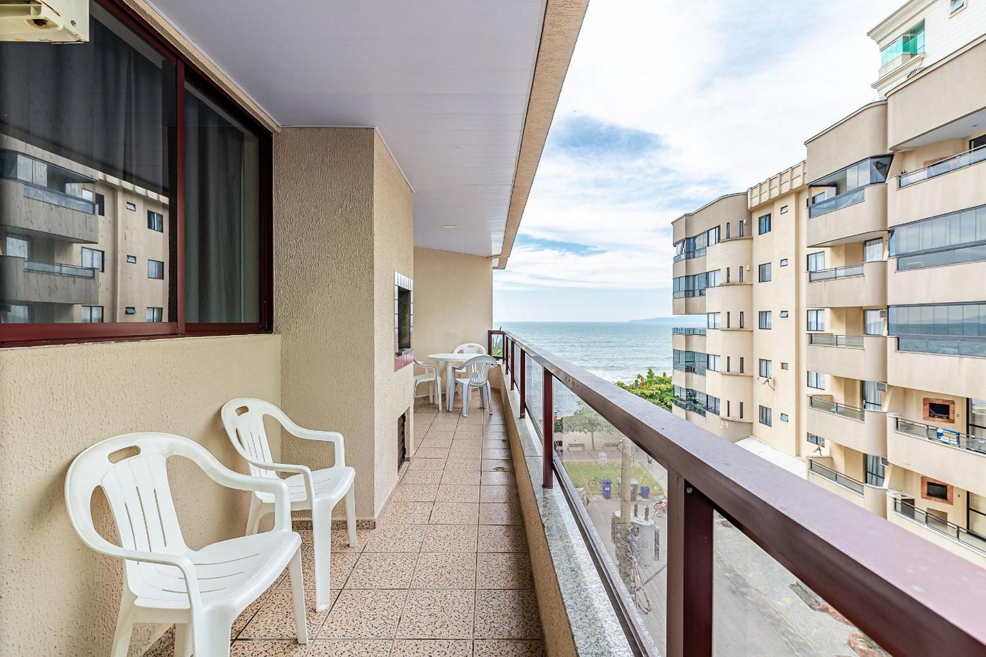Apto Pe Na Areia Vista Mar Em Meia Praia Evb308 Itapema Exterior photo